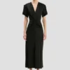 Eve midi dress in black