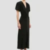 Eve midi dress in black