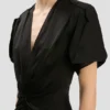 Eve midi dress in black