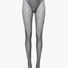 Fishnet tights in black