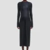 Frances midi dress in navy