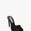 Harlow mule 100 in black satin