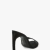 Harlow mule 100 in black satin