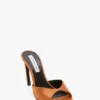 Harlow mule 100 in bronze satin