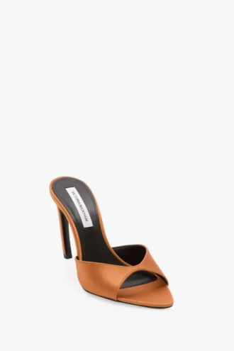Harlow mule 100 in bronze satin