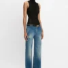 High neck bodysuit in black