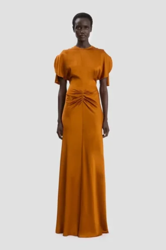 Isabella gown in bronze