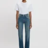 Julia stretch jean in mid blue