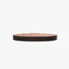 Jumbo dorian belt in black leather