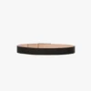 Jumbo dorian belt in black grained leather