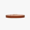 Jumbo dorian belt in tan smooth leather