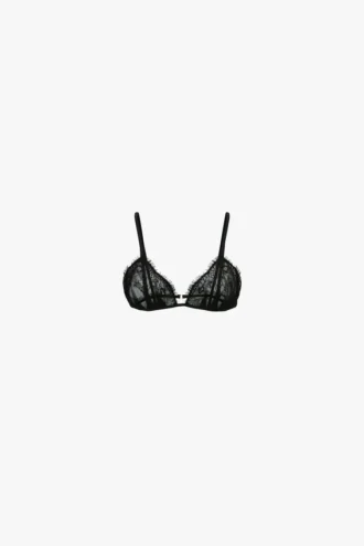 Lace bra in black