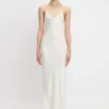 Lace cami dress in ivory