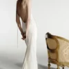 Lace cami dress in ivory