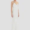 Lace cami dress in magnesium