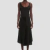 Lace dress in black