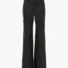 Leather alina trouser in black