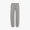 Logo embroidered jogger in grey marl