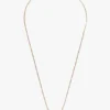 Long fine chain in gold