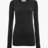 Long sleeve t-shirt in black
