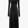 Midi dress in black
