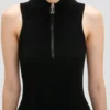 Mira midi dress in black