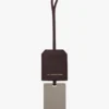 Mirror charm in burgundy