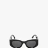 Monogram detail sunglasses in black