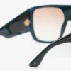 Oversized soft square acetate frame in blue