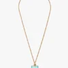 Perfume bottle necklace in portofino'97