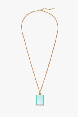 Perfume bottle necklace in portofino'97