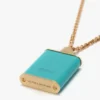 Perfume bottle necklace in portofino'97