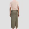 Polo top in pale rose