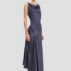 Posy midi dress in eclipse