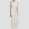 Posy midi dress in ivory