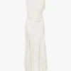 Posy midi dress in ivory