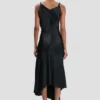 Posy midi dress in navy