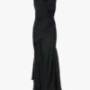 Posy midi dress in navy