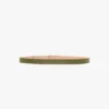 Regular dorian belt in khaki smooth leather
