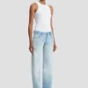 Rib tank in white