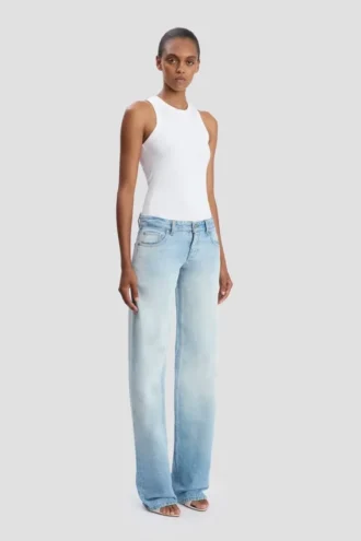Rib tank in white