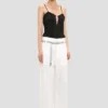 Rouleaux cami top in black