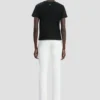 Shrunken fit t-shirt in black