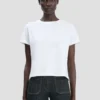 Shrunken fit t-shirt in white