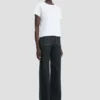 Shrunken fit t-shirt in white
