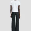 Shrunken fit t-shirt in white