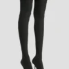 Sloane stiletto jersey boot 100 in black