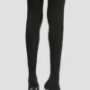 Sloane stiletto jersey boot 100 in black