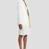Tailored jacket in ivory