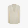 Tailored jacket in ivory